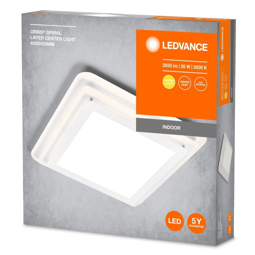 Ledvance - LED Stropna svetilka ORBIS SPIRAL LED/26W/230V