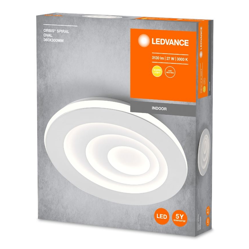 Ledvance - LED Stropna svetilka ORBIS SPIRAL LED/27W/230V