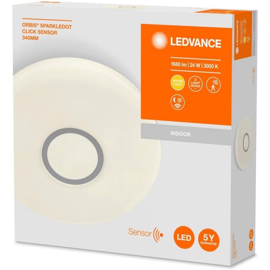 Ledvance - LED Stropna svetilka s senzorjem SPARKLEDOT LED/24W/230V