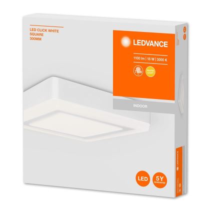 Ledvance - LED Stropna svetilka SQUARE LED/18W/230V