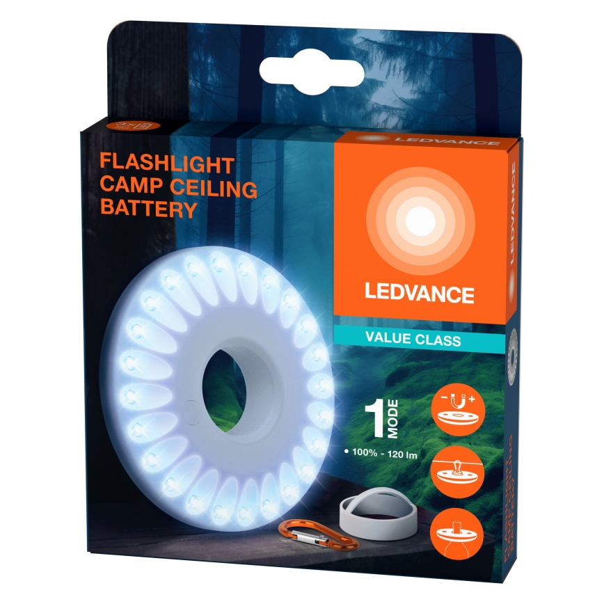 Ledvance - LED Svetilka FLASHLIGHT CAMP LED/1,2W/3xAAA