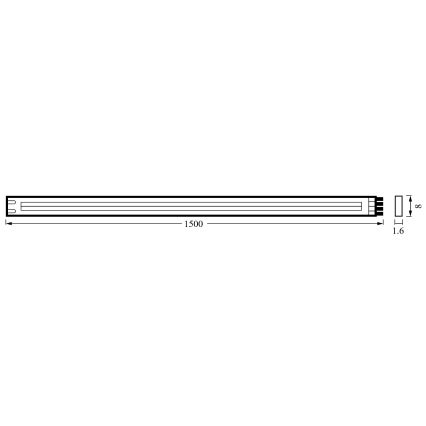 Ledvance - LED Trak FLEX COB 1,5m LED/7,5W/230V