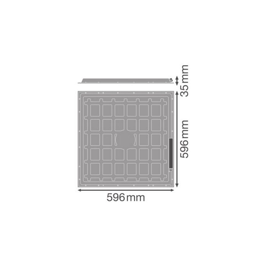 Ledvance - LED vgradni stropni panel ESSENTIAL LED/36W/230V 4000K 60x60 cm