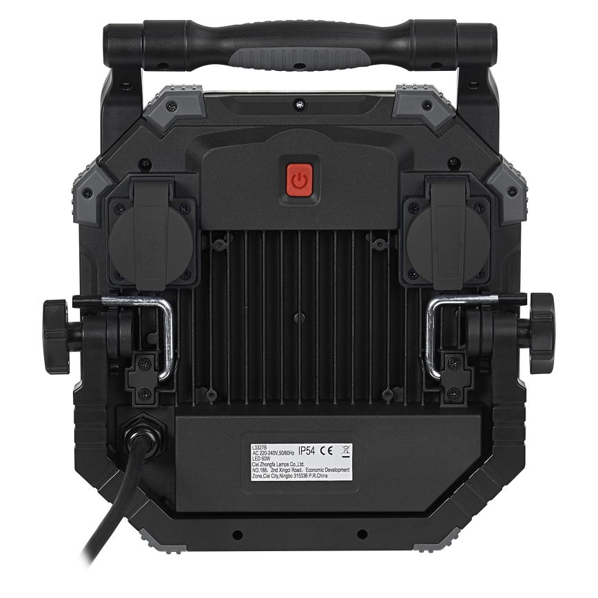Ledvance - LED Zatemnitven delo svetel z 2 vtičnicama WORKLIGHT VALUE LED/60W/230V IP54
