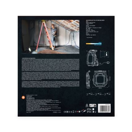 Ledvance - LED Zatemnitven delo svetel z 2 vtičnicama WORKLIGHT VALUE LED/60W/230V IP54