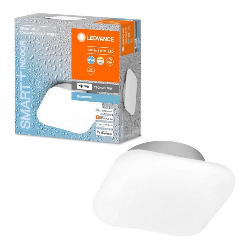 Ledvance - LED Zatemnitvena kopalniška svetilka SMART+ AQUA LED/12W/230V 3000-6500K IP44 Wi-Fi