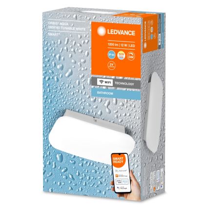 Ledvance - LED Zatemnitvena kopalniška svetilka SMART+ AQUA LED/12W/230V 3000-6500K IP44 Wi-Fi