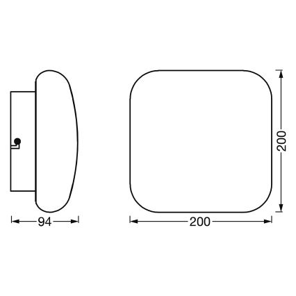 Ledvance - LED Zatemnitvena kopalniška svetilka SMART+ AQUA LED/12W/230V 3000-6500K IP44 Wi-Fi