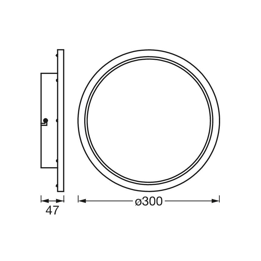 Ledvance - LED Zatemnitvena kopalniška svetilka SMART+ DISC LED/18W/230V 3000-6500K Wi-Fi