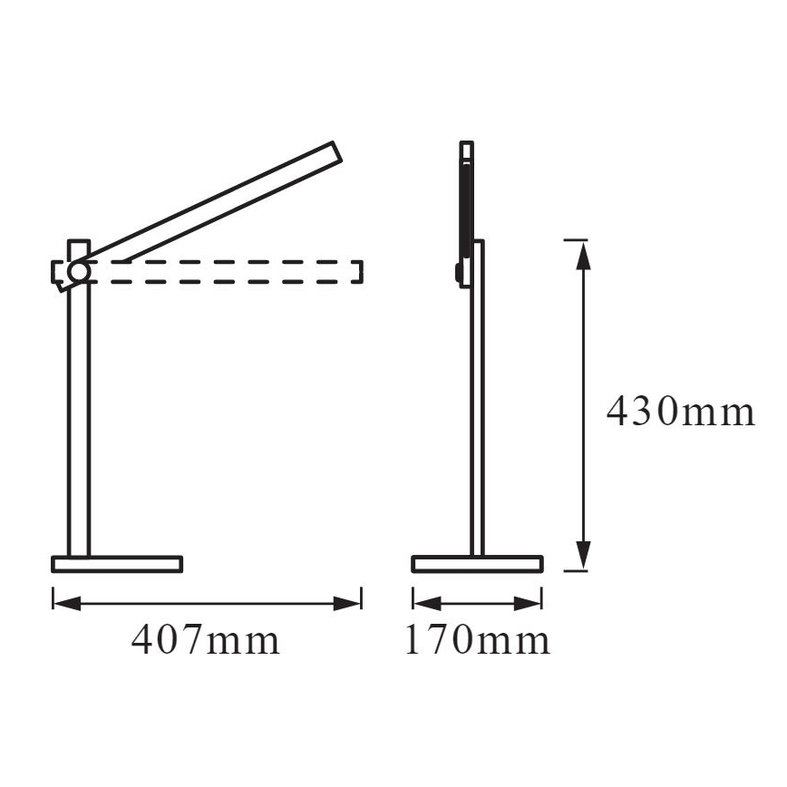 Ledvance - LED Zatemnitvena namizna svetilka PANAN LED/7W/230V