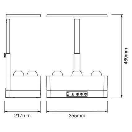 Ledvance - LED Zatemnitvena notranja svetilka za gojenje rastlin GARDEN KIT LED/24W/230V