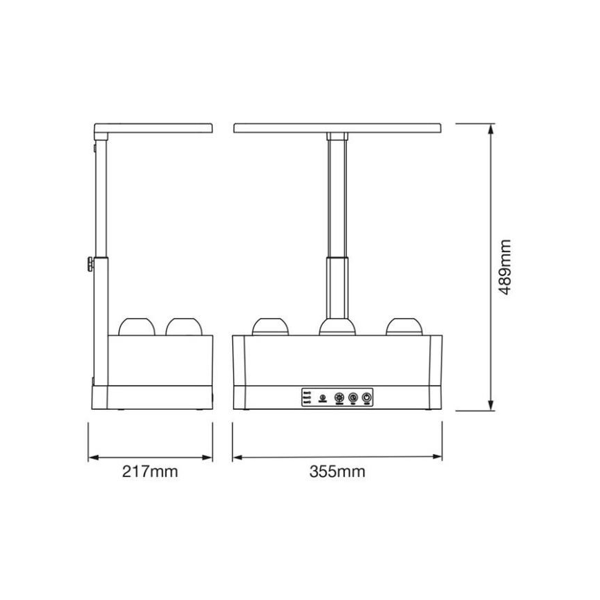 Ledvance - LED Zatemnitvena notranja svetilka za gojenje rastlin GARDEN KIT LED/24W/230V