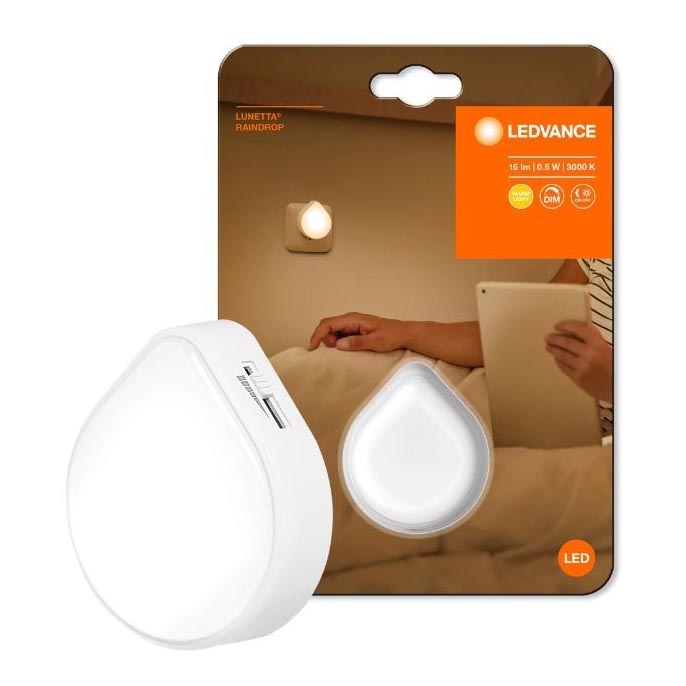 Ledvance - LED Zatemnitvena orientacijska svetilka v vtičnico LUNETTA LED/0,5W/230V