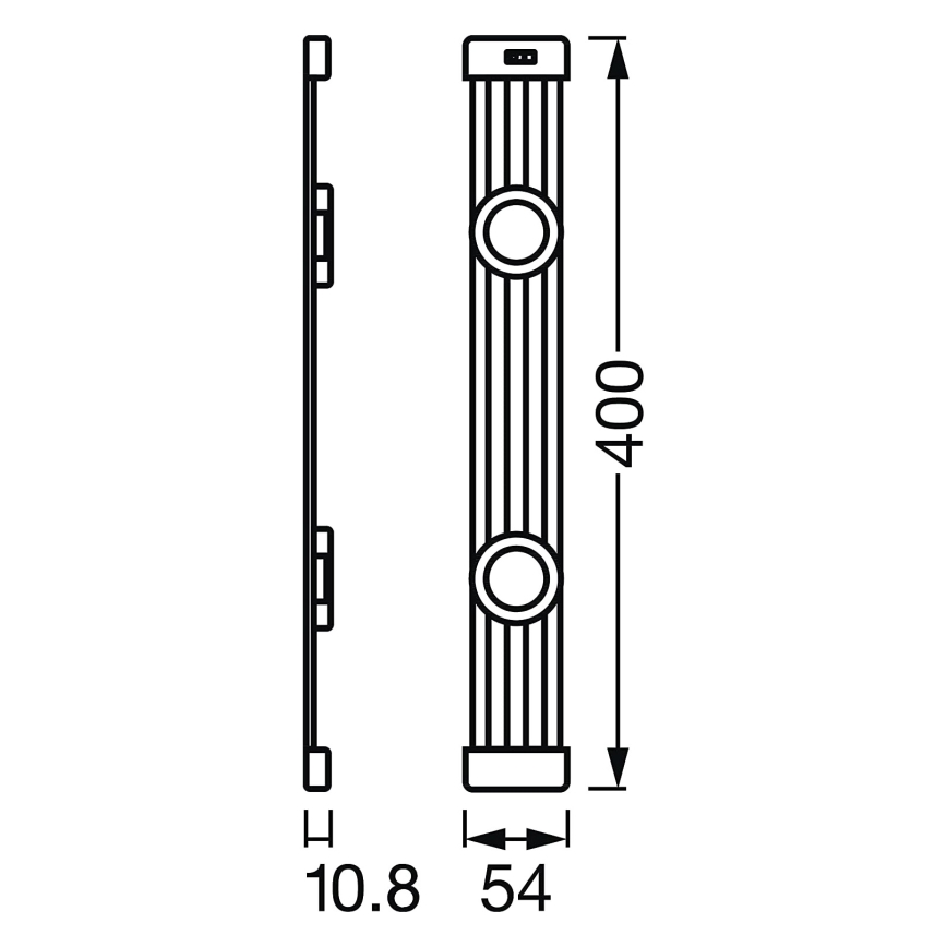 Ledvance - LED Zatemnitvena osvetlitev za garnituro s senzorjem LINEAR 2xLED/3,5W/230V