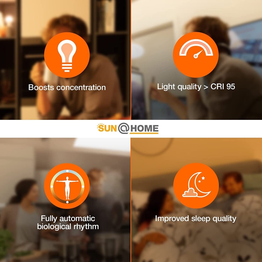 Ledvance - LED Zatemnitvena osvetlitev za monitor SUN@HOME LED/2,5W/5V 2200-5000K CRI 95 Wi-Fi