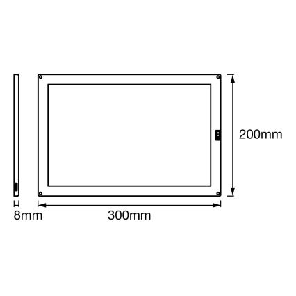 Ledvance - LED Zatemnitvena podelementna svetilka s senzorjem CABINET LED/14W/230V