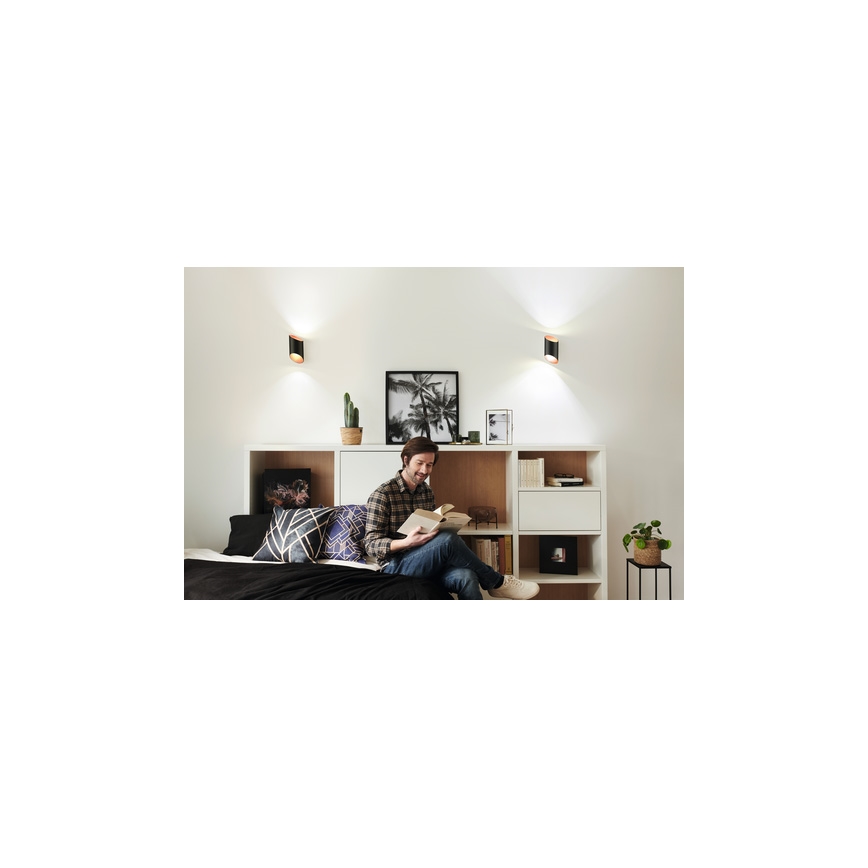 Ledvance - LED Zatemnitvena stenska svetilka SMART+ CYLINDRO LED/12W/230V 3000-6500K Wi-Fi črna