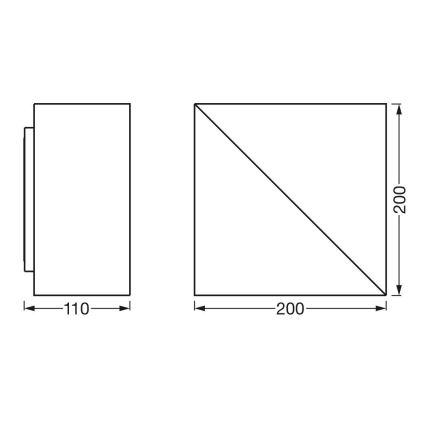 Ledvance - LED Zatemnitvena stenska svetilka SMART+ SWAN LED/23W/230V 3000-6500K Wi-Fi