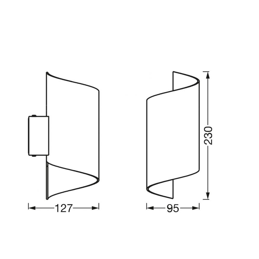 Ledvance - LED Zatemnitvena stenska svetilka SMART+ TWIST LED/12W/230V 3000-6500K Wi-Fi bela