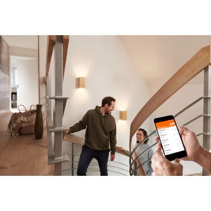 Ledvance - LED Zatemnitvena stenska svetilka SMART+ WOOD LED/12W/230V 3000-6500K Wi-Fi
