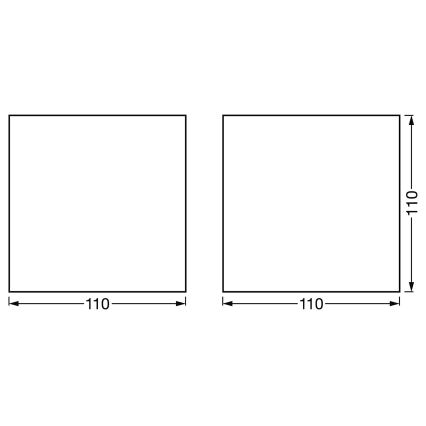 Ledvance - LED Zatemnitvena stenska svetilka SMART+ WOOD LED/7W/230V 3000-6500K Wi-Fi