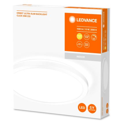 Ledvance - LED Zatemnitvena stropna svetilka ORBIS LED/15W/230V bela