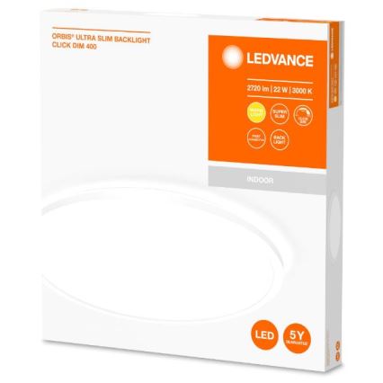 Ledvance - LED Zatemnitvena stropna svetilka ORBIS LED/22W/230V bela