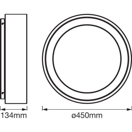 Ledvance - LED Zatemnitvena svetilka SMART+ CYLINDER LED/24W/230V 3,000K-6,500K Wi-Fi