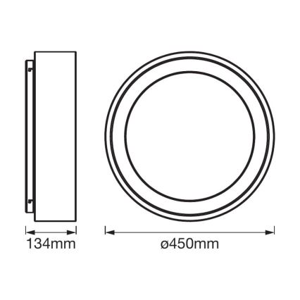 Ledvance - LED Zatemnitvena svetilka SMART+ CYLINDER LED/24W/230V 3,000K-6,500K Wi-Fi