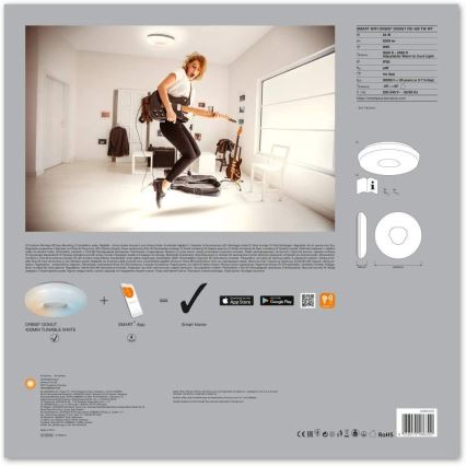 Ledvance - LED Zatemnitvena stropna svetilka SMART+ DONUT LED/24W/230V 3,000K-6,500K Wi-Fi