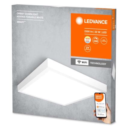 Ledvance - LED Zatemnitvena stropna svetilka SMART+ DOWNLIGHT LED/22W/230V 3000-6500K Wi-Fi