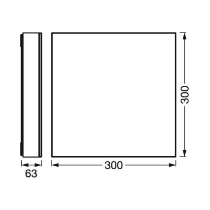 Ledvance - LED Zatemnitvena stropna svetilka SMART+ FRAMELESS LED/21W/230V 3000-6500K Wi-Fi