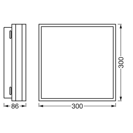 Ledvance - LED Zatemnitvena stropna svetilka SMART+ MAGNET LED/26W/230V 3000-6500K Wi-Fi