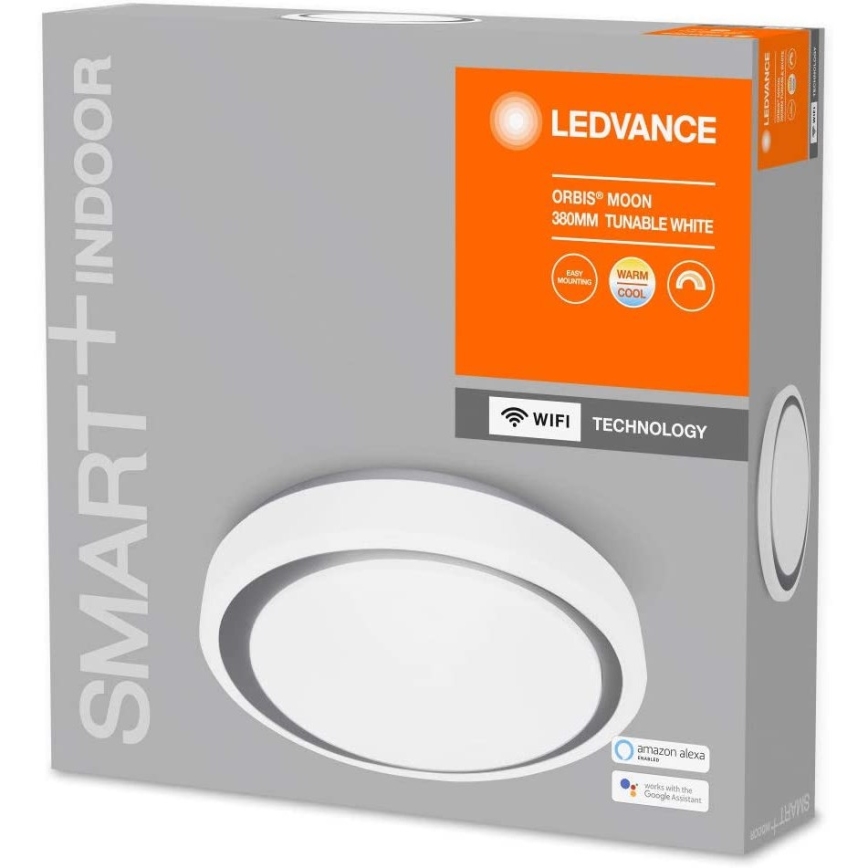 Ledvance - LED Zatemnitvena svetilka SMART+ MOON LED/24W/230V 3,000K-6,500K Wi-Fi