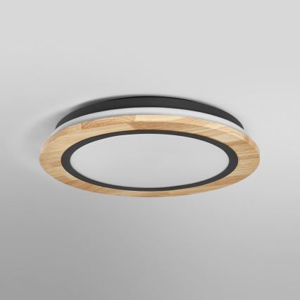 Ledvance - LED Zatemnitvena stropna svetilka SMART+ ORBIS WOOD LED/24W/230V 2700-6500K hrast Wi-Fi