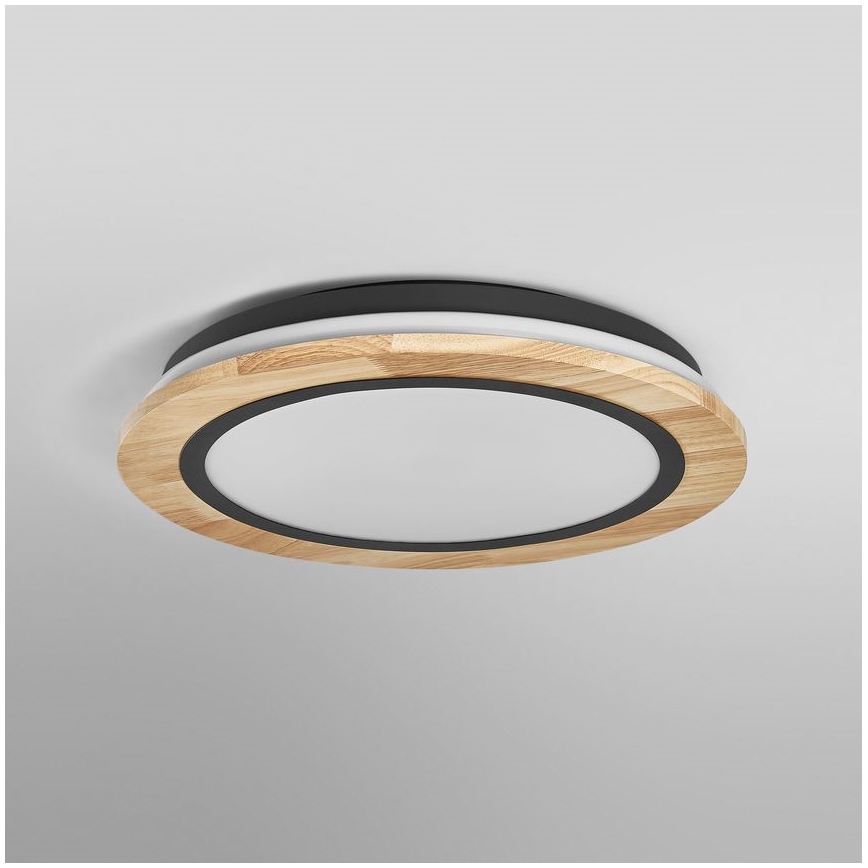 Ledvance - LED Zatemnitvena stropna svetilka SMART+ ORBIS WOOD LED/24W/230V 2700-6500K hrast Wi-Fi