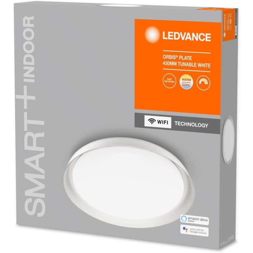 Ledvance - LED Zatemnitvena svetilka SMART+ PLATE LED/24W/230V 3,000K-6,500K Wi-Fi