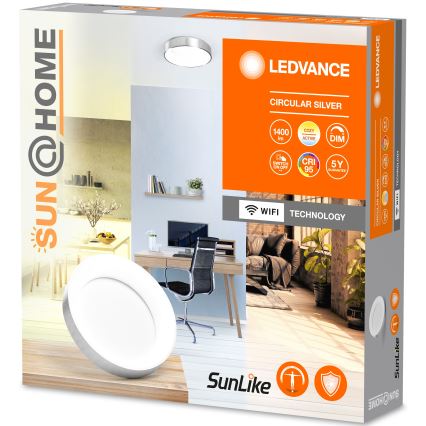 Ledvance - LED Zatemnitvena stropna svetilka SUN@HOME CIRCULAR LED/18,5W/230V Wi-Fi