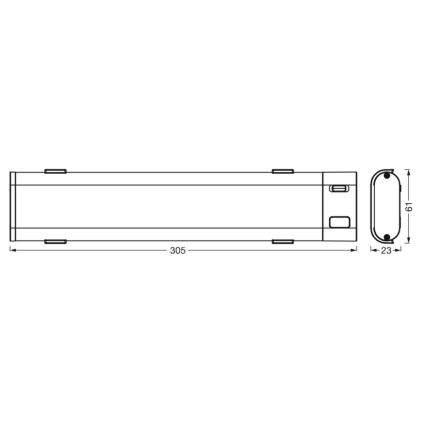 Ledvance - LED Kuhinjska kabinetna svetilka s senzorjem SMART+ UNDERCABINET LED/9W/230V 3000-6500K Wi-Fi