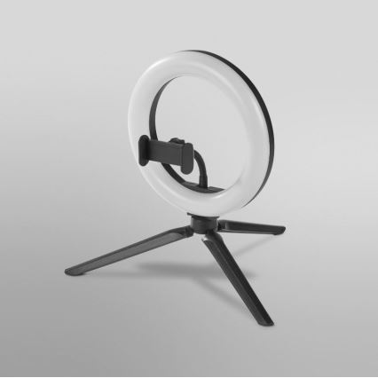Ledvance - LED Zatemnitvena namizna svetilka s stojalom in držalom za vlogging LED/5,5W/USB 3000/4000/6500K