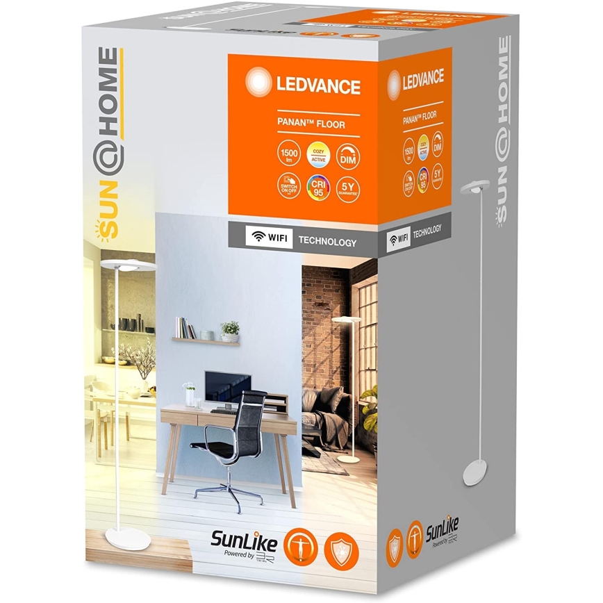 Ledvance - LED Zatemnitvena talna svetilka SUN@HOME LED/36W/230V 2200-5000K CRI 95 Wi-Fi