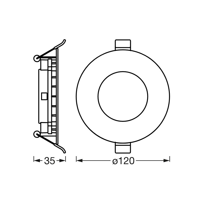 Ledvance - LED Zatemnitvena vgradna svetilka SUN@HOME LED/8W/230V 2200-5000K CRI 95 Wi-Fi