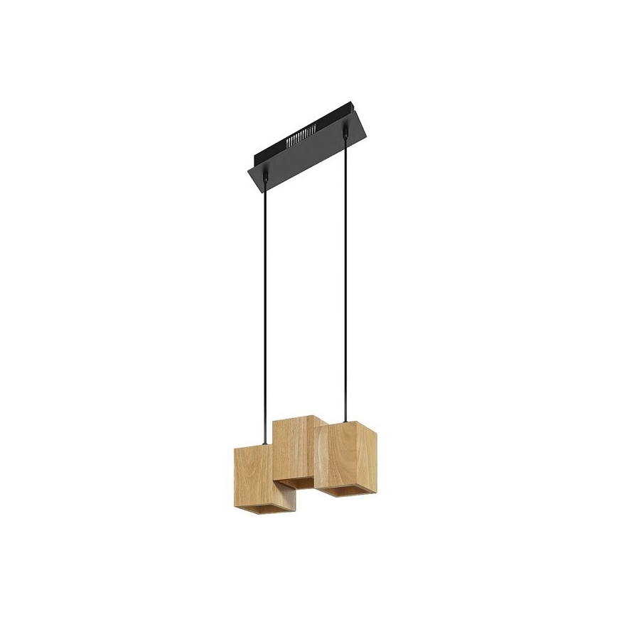Ledvance - LED Zatemnitveni lestenec na vrvici DECOR WOOD 3xLED/7W/230V Wi-Fi