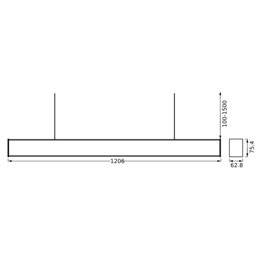 Ledvance - LED Zatemnitveni lestenec na vrvici SUN@HOME LED/50W/230V 2200-5000K CRI 95 Wi-Fi