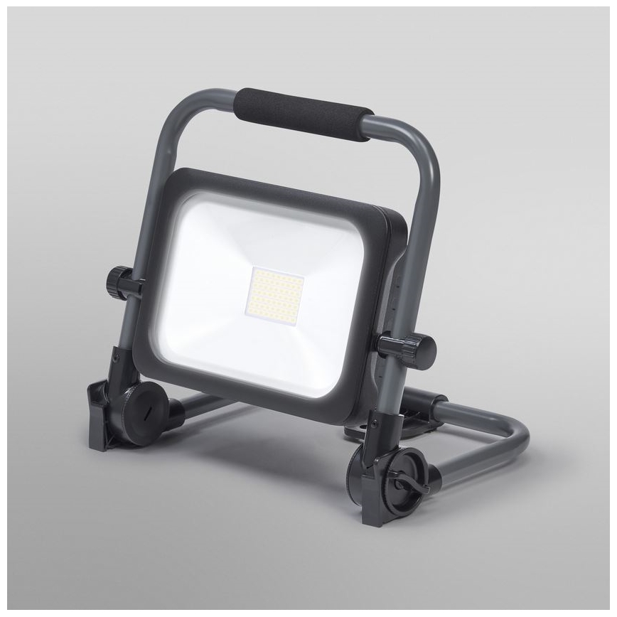 Ledvance - LED Zatemnitveni zunanji polnilni reflektor WORKLIGHT BATTERY LED/30W/5V 2200 mAh IP54