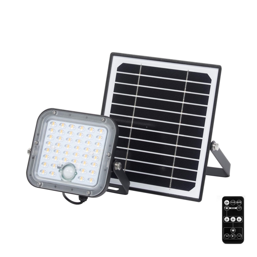 Ledvance - LED Zatemnitveni solarni reflektor s senzorjem FLOOD SPLIT LED/10W/3,2V 5000 mAh IP65 + Daljinski upravljalnik