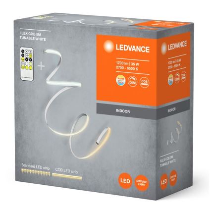 Ledvance - LED Zatemnitveni trak FLEX COB 5m LED/35W/230V 2700-6500K + Daljinski upravljalnik