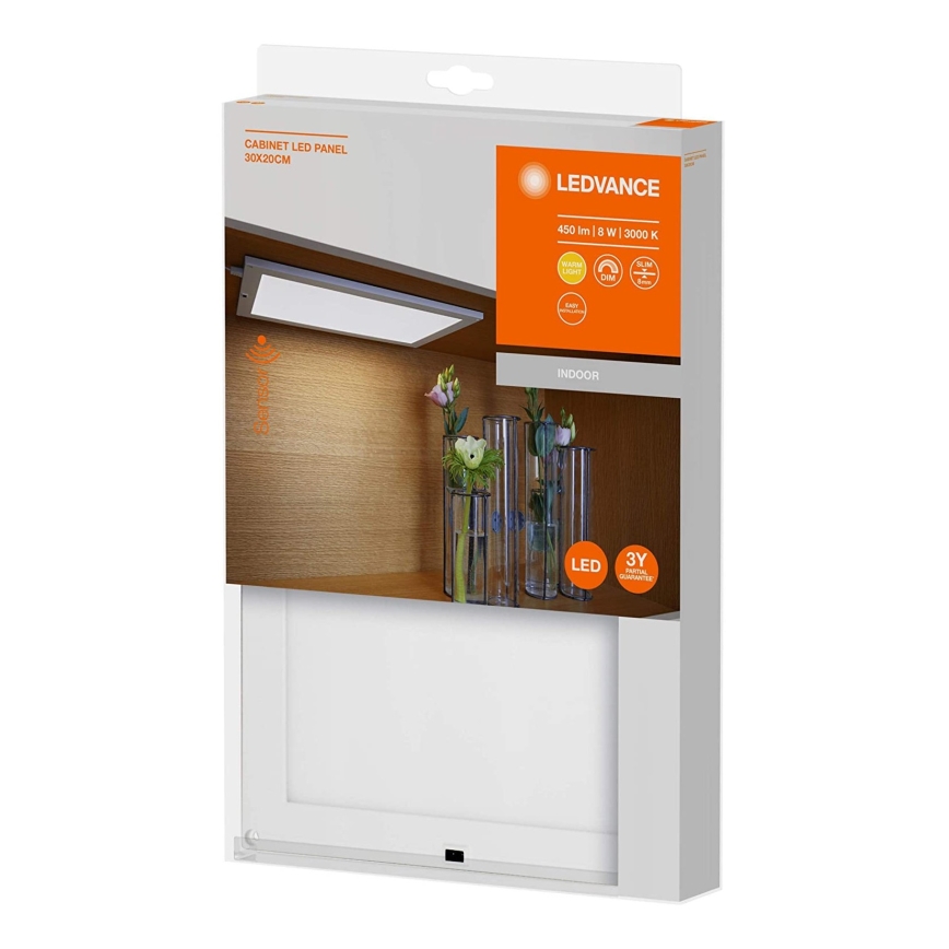 Ledvance - LED svetilka za pod omaro z možnostjo zatemnitve in senzorjem CABINET LED/8W/230V 3000K