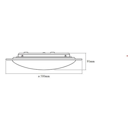 Ledvance - LED stropna svetilka z zatemnjevanjem ORBIS SPARKLE LED/24W/230V 2700-6500K premer 50 cm + daljinski upravljalnik