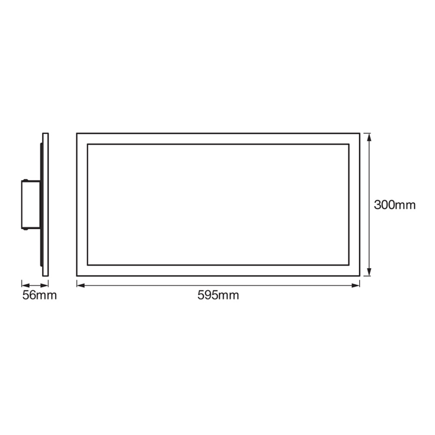 Ledvance - LED zatemnjiva stropna svetilka SMART+ PLANON LED/22W/230V 30x60 cm Wi-Fi